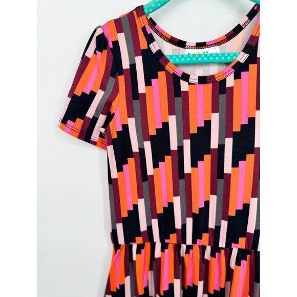 Dotdotsmile Maxi Dress Size 5/6 Soft Multi Dark Color Print With Pockets NWT - Picture 2 of 4